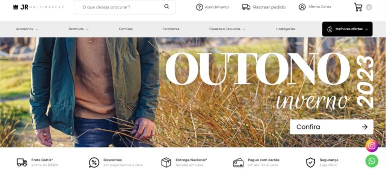 JR Multimarcas – Loja de Moda Masculina no Espírito Santo