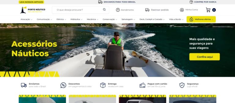 Porto Náutico – Loja de Produtos e Acessórios Para Embarcações
