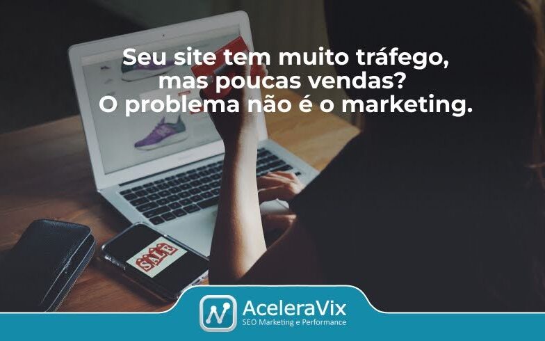 Seu site tem muito tráfego, mas poucas vendas? O problema não é o marketing. Seu site tem muito tráfego, mas poucas vendas? O problema não é o marketing.